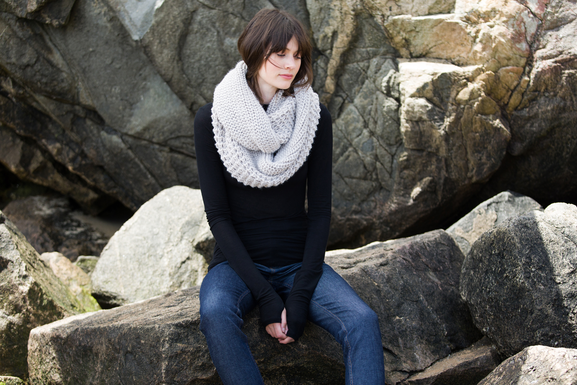 Style Your Wool Infinity Scarf